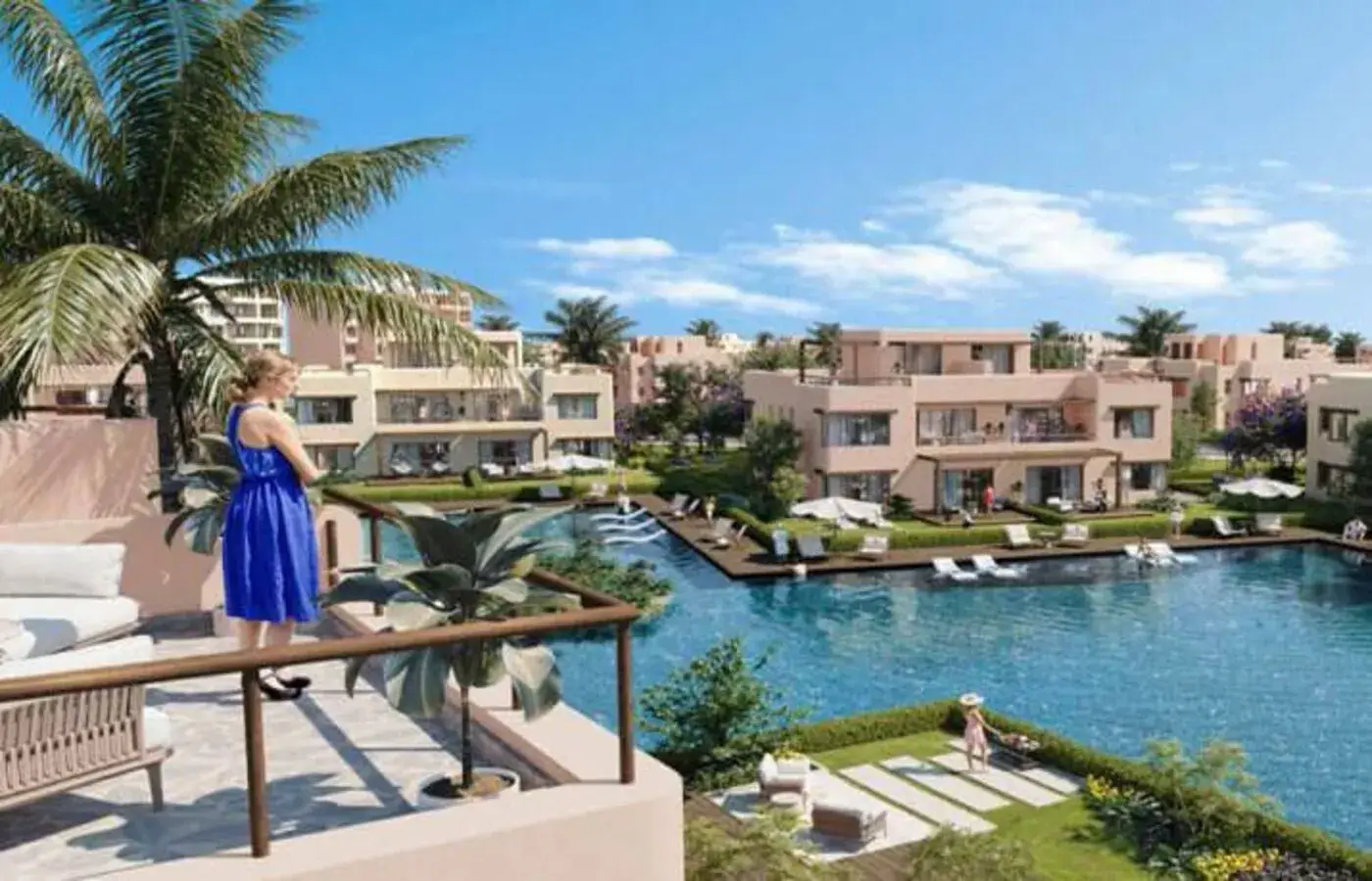 شاليه للبيع في هاسيندا ووترز - 65 م² - BE-R4654