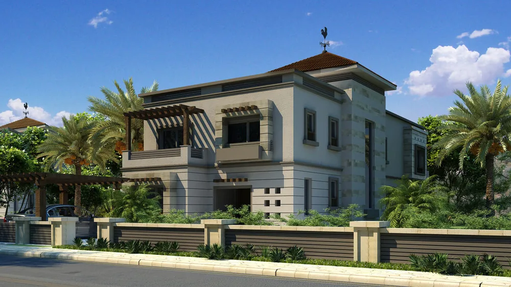 توين هاوس للبيع في نيو جيزة - 340 م² - BE-R4287